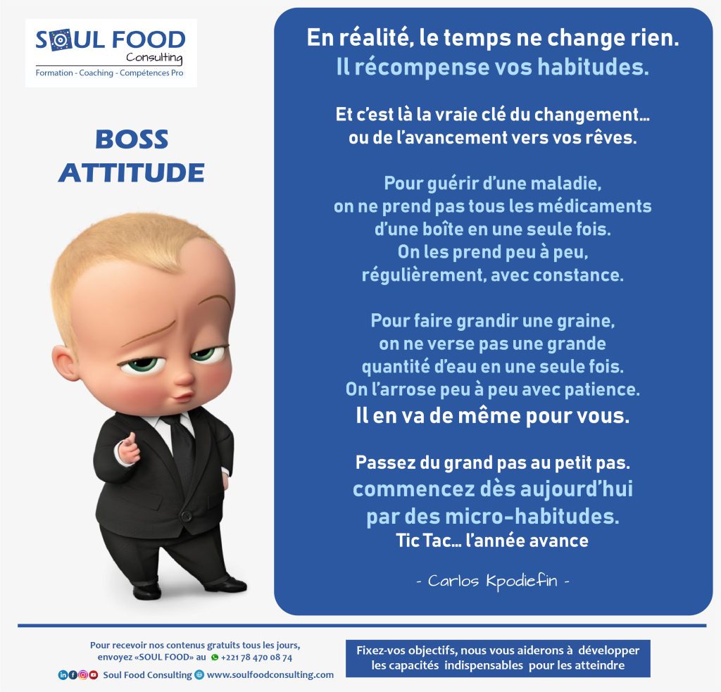 Le temps ne change rien : vos habitudes, oui